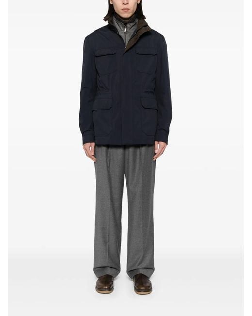 N.Peal Cashmere Blue Vale Jacket for men
