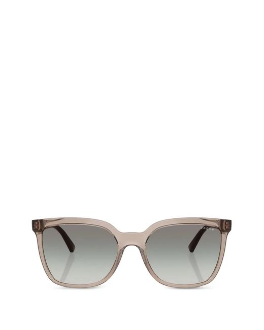 Vogue Eyewear Gray Square-Frame Sunglasses