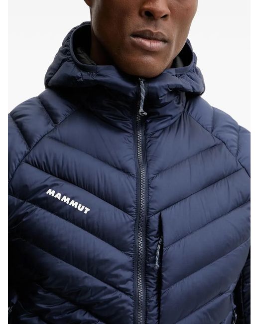 Mammut Blue Quilted-Pattern Padded Jacket for men