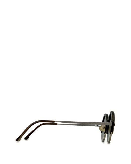 Rigards Black Round-Frame Glasses