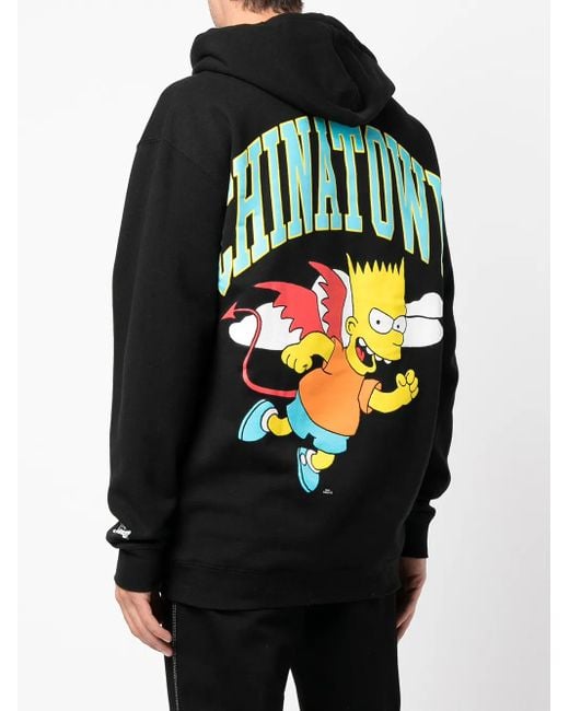 Market Black Devil Arc Graphic-Print Hoodie for men