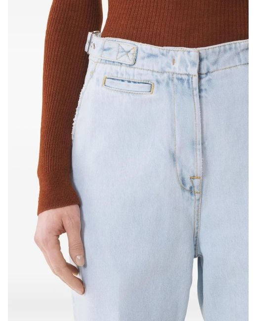 Lanvin Blue Panelled Trousers