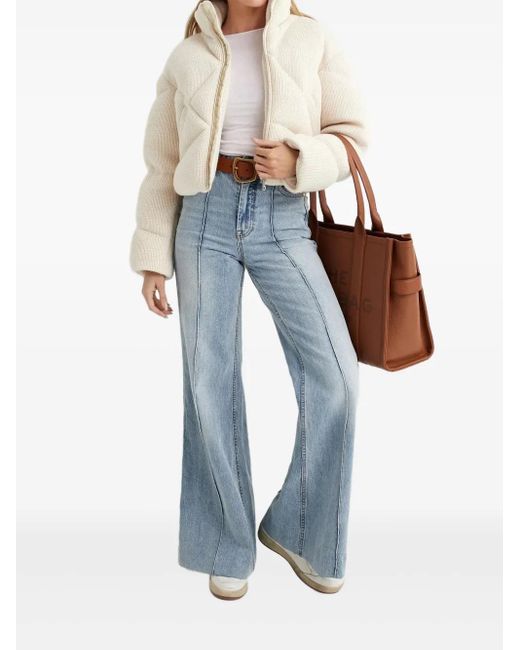Khrisjoy White Zip-Fastening Jacket