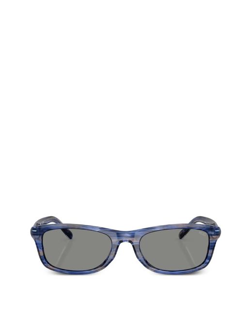 DIESEL Gray Rectangle-Frame Sunglasses