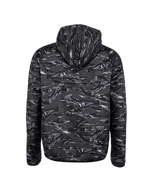 Nike Black Camouflage-Print Jacket for men