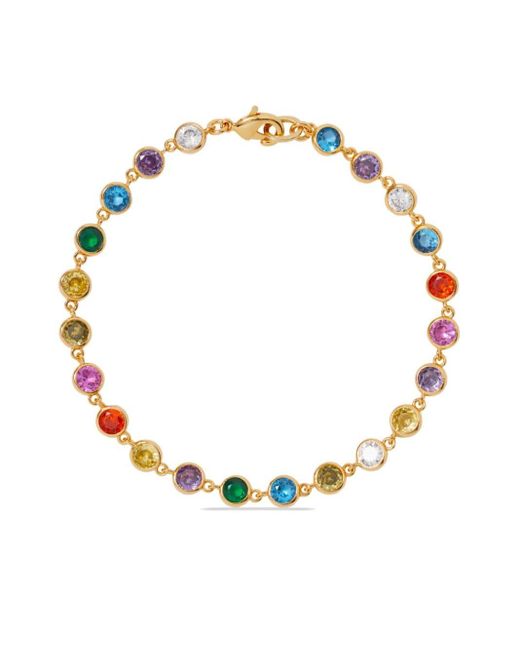 Roxanne Assoulin Metallic Diamond Life Rainbow-motif Bracelet