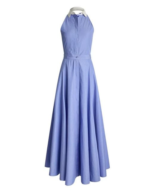 Ralph Lauren Blue Eldred Long Dress