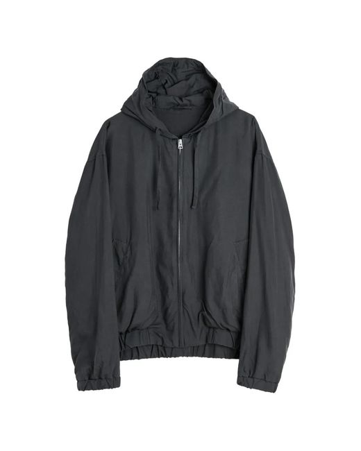 Lady White Co. Black X Kaptain Sunshine Silk Jacket for men