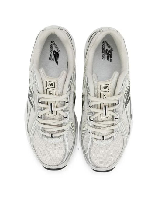 New Balance White 740 Sneakers