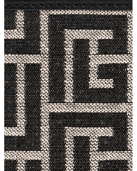 Portacarte Con Monogramma di Balmain in Black da Uomo