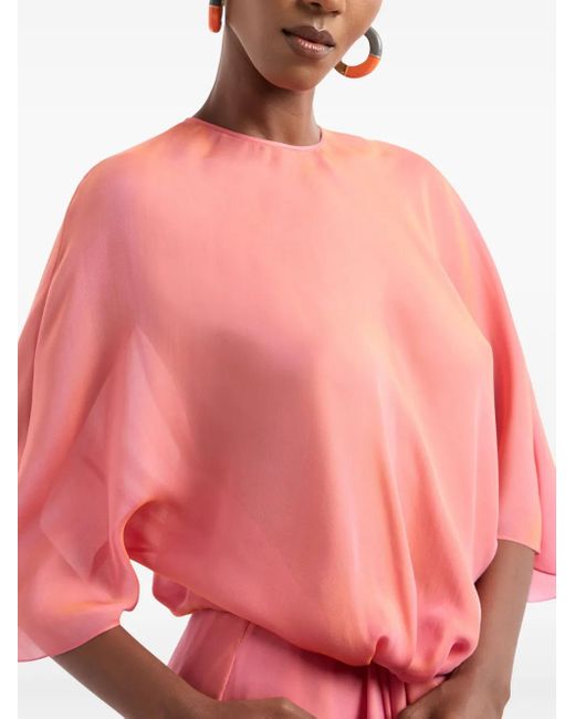 Giorgio Armani ラウンドネック ドレス Pink