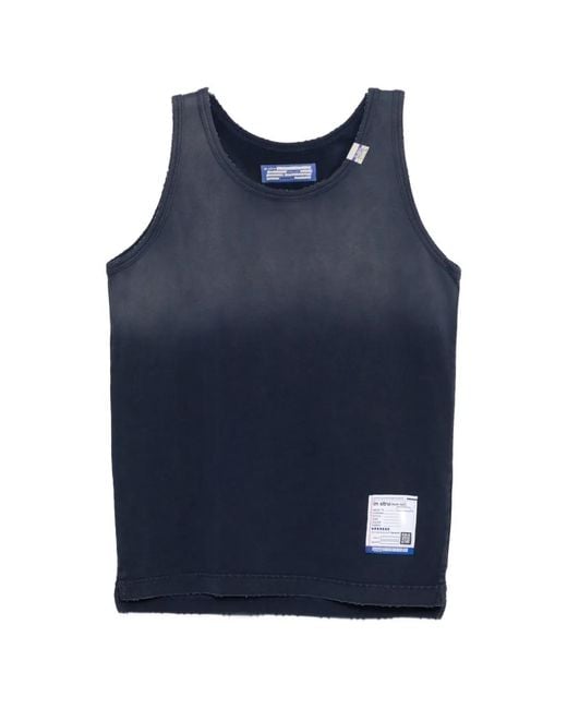 Maison Mihara Yasuhiro メンズ ブルー Sun Faded Like タンクトップ