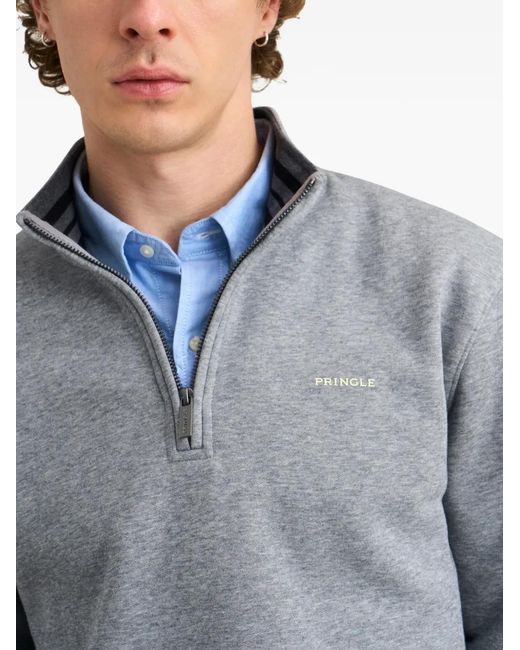 Pringle of Scotland Pullover mit Reißverschluss in Gray für Herren