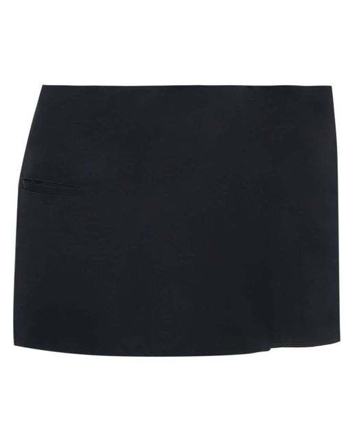 Minifalda con panel lateral J.W. Anderson de color Black