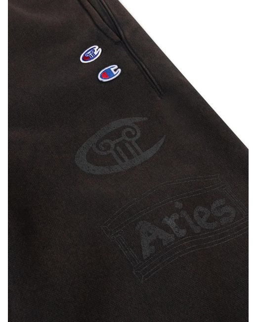 Champion Broek Met Logoprint in het Black voor heren