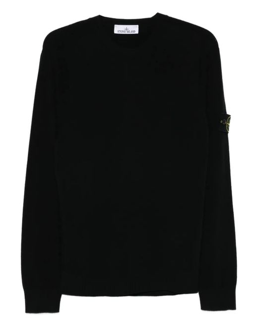 メンズ Stone Island クルーネック プルオーバー Black