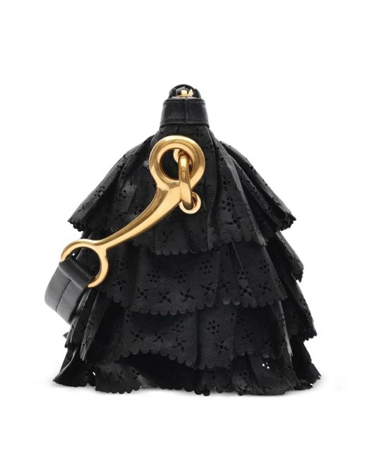 Burberry Black Mini Ruffle Bag