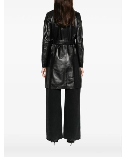 Max Mara Black Belted Coat
