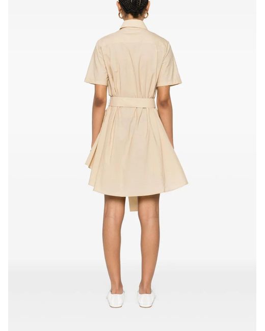 Loewe Natural Cotton Blend Chemisier Dress