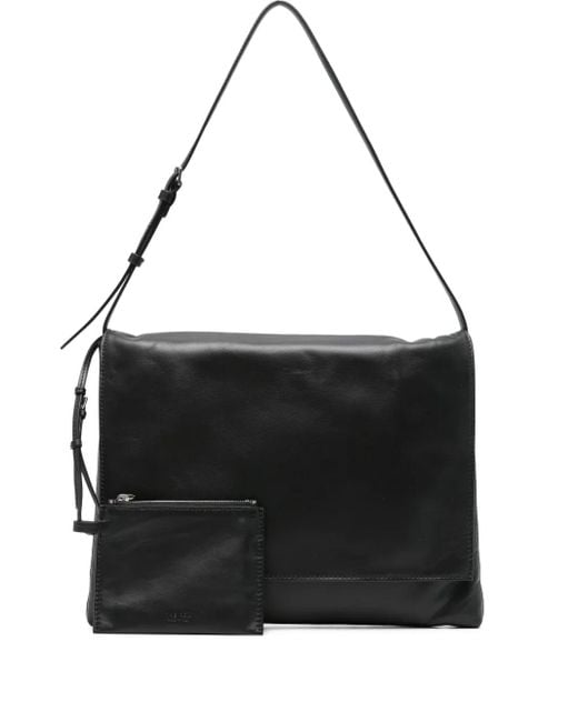 Borsa A Spalla Con Battente di The Row in Black