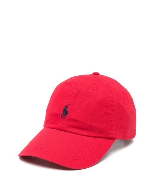 Polo Ralph Lauren Red Polo Pony Baseball Cap