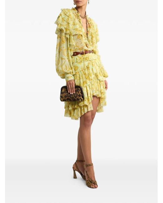 Etro Yellow Floral Top