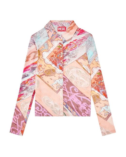 Camisa C-Amelia DIESEL de color Pink