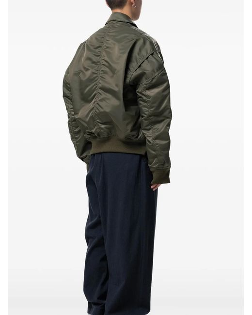 Maison Mihara Yasuhiro Black Panelled Denim Jacket for men