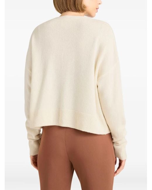 Cinq À Sept Vest Verfraaid Met Ketting En Knopen in het Natural