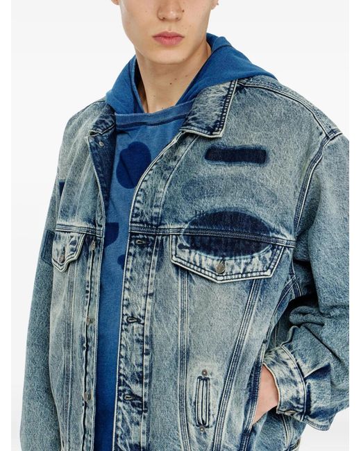 DIESEL Blue Veste D-Denver-S2 En Jean