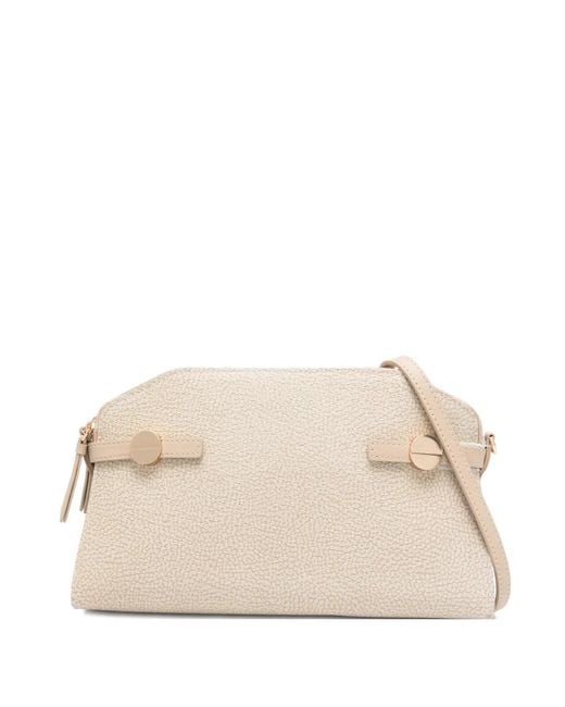 Borbonese Natural Tone-Hardware Cross-Body Bag