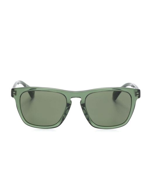 Oliver Peoples Green R-3 Square-frame Sunglasses