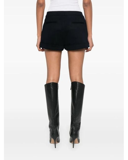 Tom Ford Black Felted Shorts
