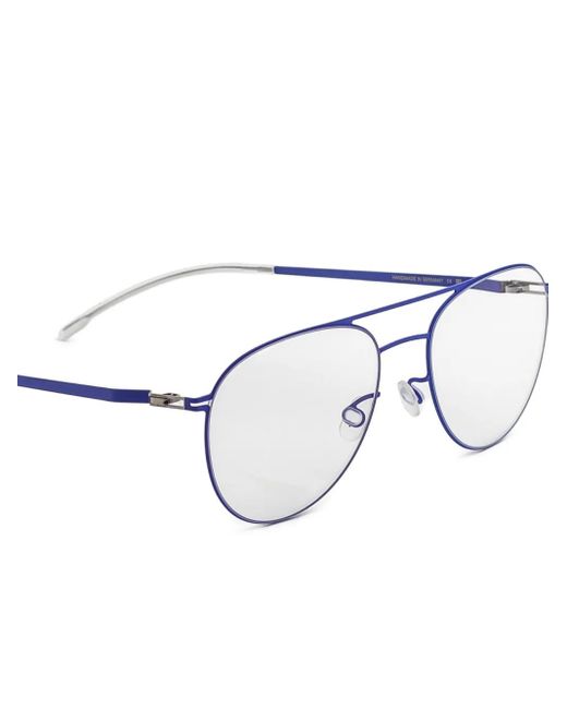 Mykita Blue Niken Metal-Frame Glasses