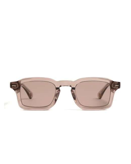 Peter & May Walk Pink Leon Sonnenbrille Mit Eckigem Gestell