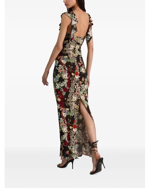 Alice + Olivia White Gemma Maxi Dress