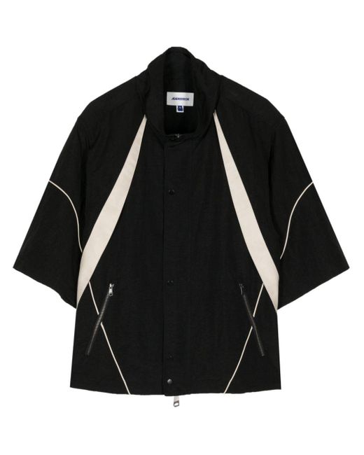 Adererror Black Two-tone Press-stud Jacket for men