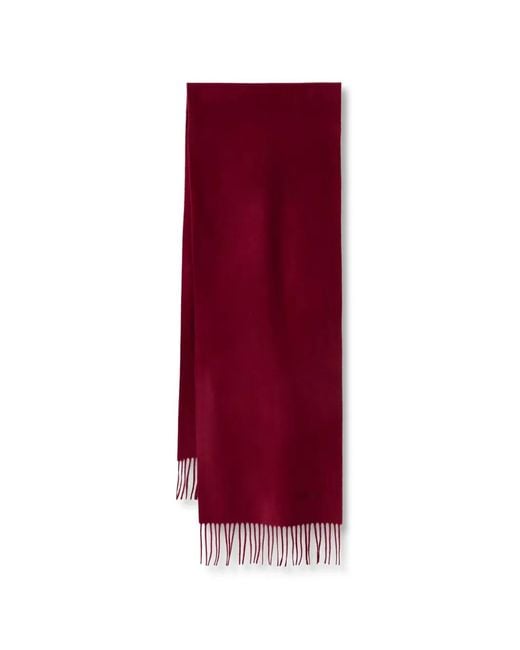 Sciarpa Con Frange di Moschino in Red da Uomo