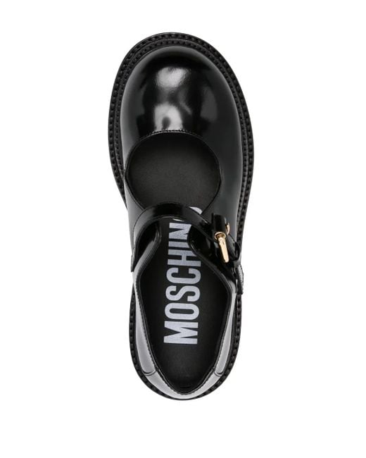Moschino Black Olivia Loafers