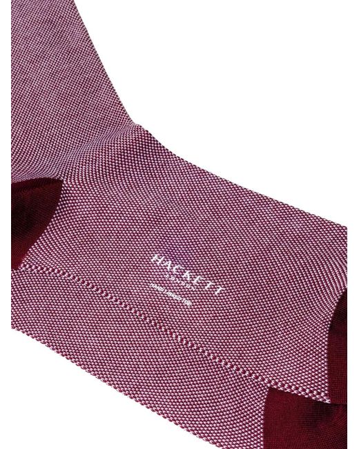 Hackett Purple Bird's-Eye Socks for men