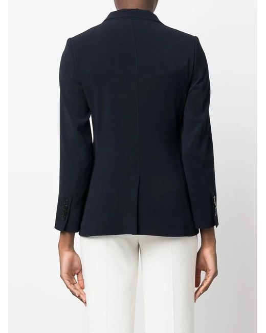 Alberto Biani Black Double-Breasted Tailored Blazer