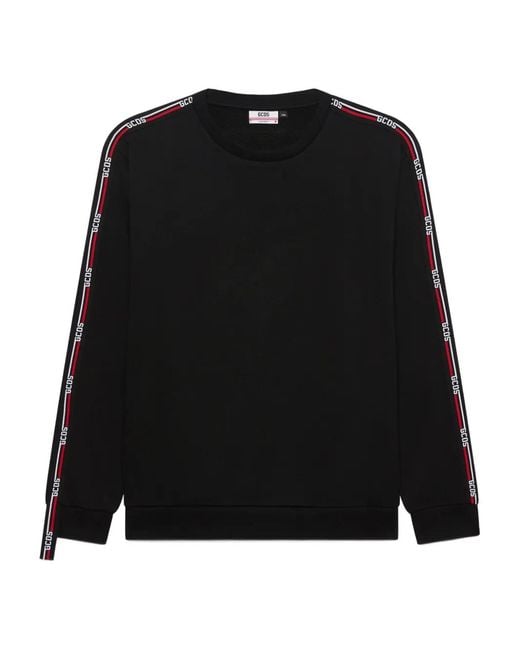 Gcds Black Logo-Embellishment Sweatshirt for men