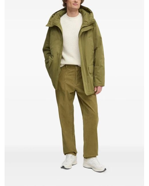 Benetton Green Hooded Jacket for men