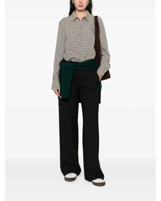 Marc O' Polo Gray Blouse À Imprimé Peau De Serpent