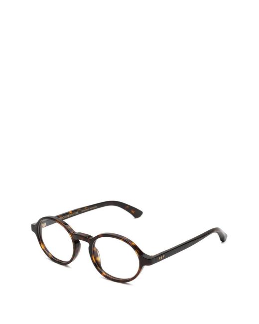 Retrosuperfuture Black Round-Frame Glasses