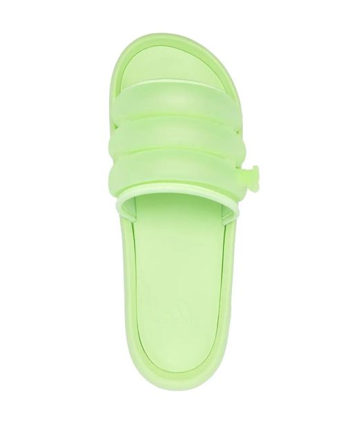 Adidas Green Zplaash Flip Flops for men