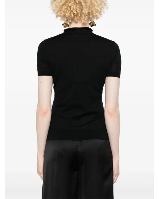 Ralph Lauren Black Knitted T-Shirt