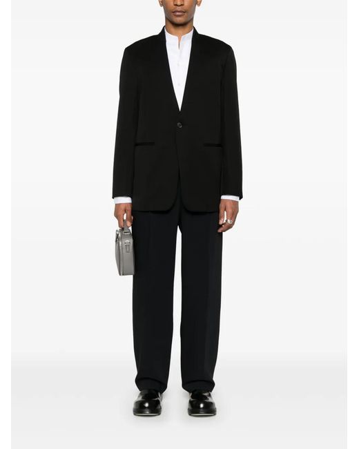 Jil Sander Black Wool Tailored Jacket for men