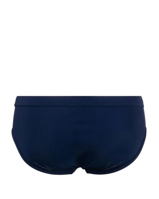 Dolce & Gabbana Blue Dg Essentials High-Cut Swimming Trunks for men