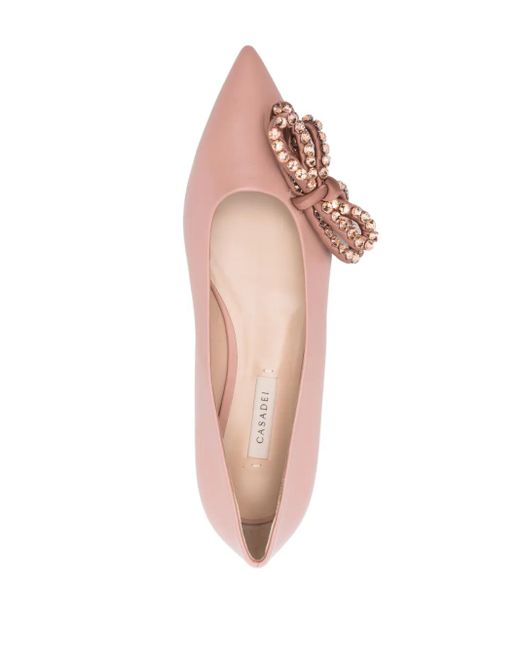 Casadei Pink Judin Ballet Flats